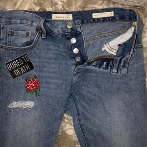 Pacsun girlfriend blue jeans